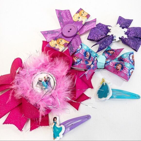 Disney Frozen Princess Barrettes Bundle - Picture 9 of 9